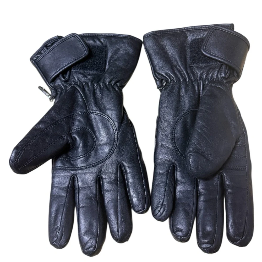 Motor Harley Davidson Cycle Gloves Leather Black